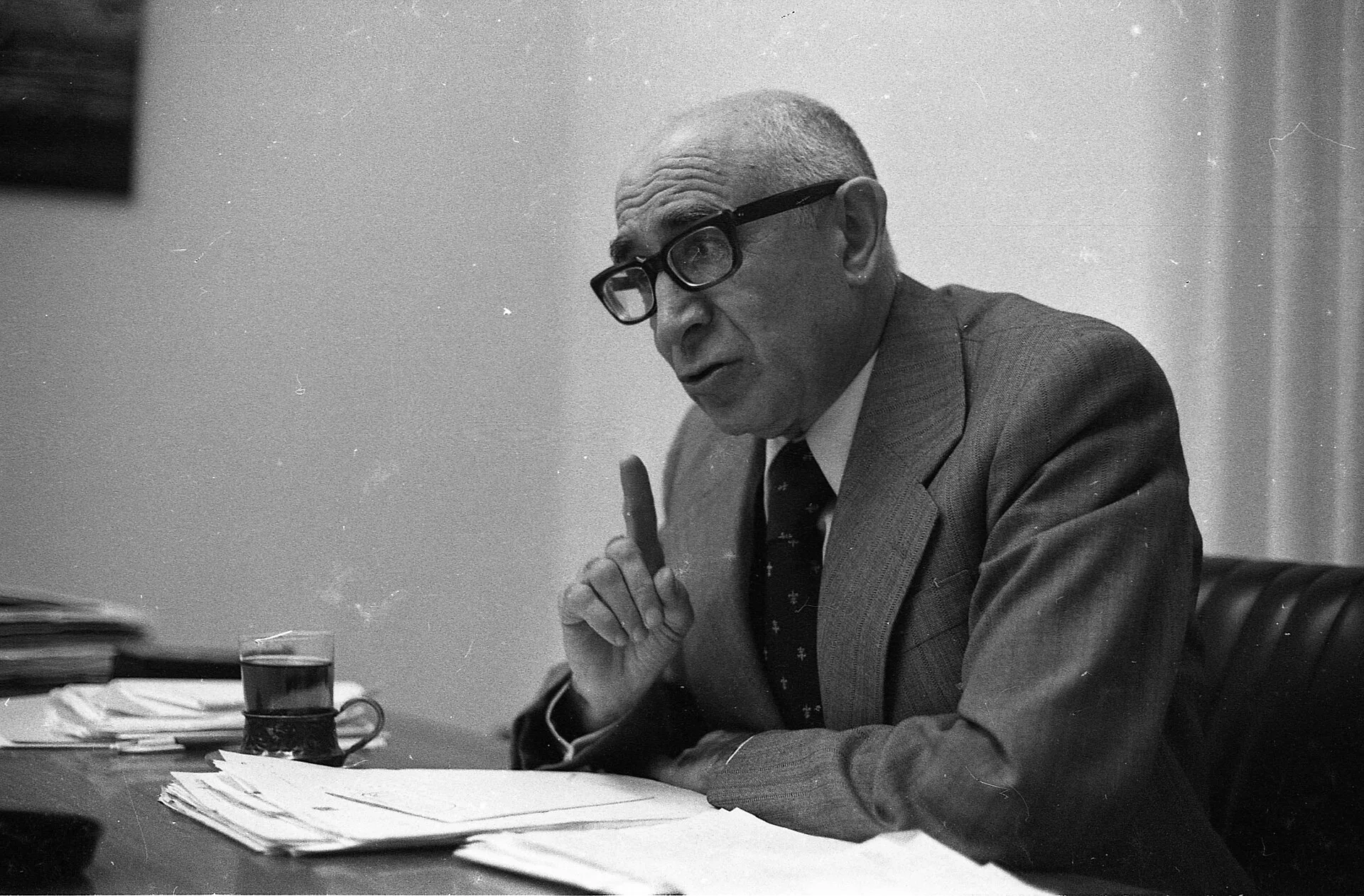 Finance minister Yehoshua Rabinowitz.